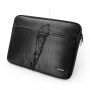 Bafewld Carmen tas met ritssluiting voor iPad Pro 12,9" / MacBook tot 14" - zwart