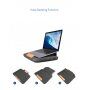 Multifunctionele draagkoffer met standaard voor MacBook 12" - grauw
