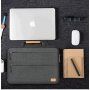 Multifunctionele draagkoffer met standaard voor MacBook 12" - grauw