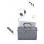 Wiwu stijlvolle draagtas voor iPad tot 13" / MacBook tot 14" - lichtgrijs