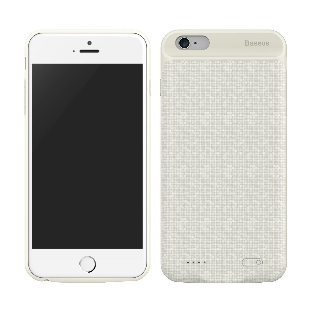 BASEUS-batterijdeksel 7300mAh voor 6 Plus / 6S Plus - rood
