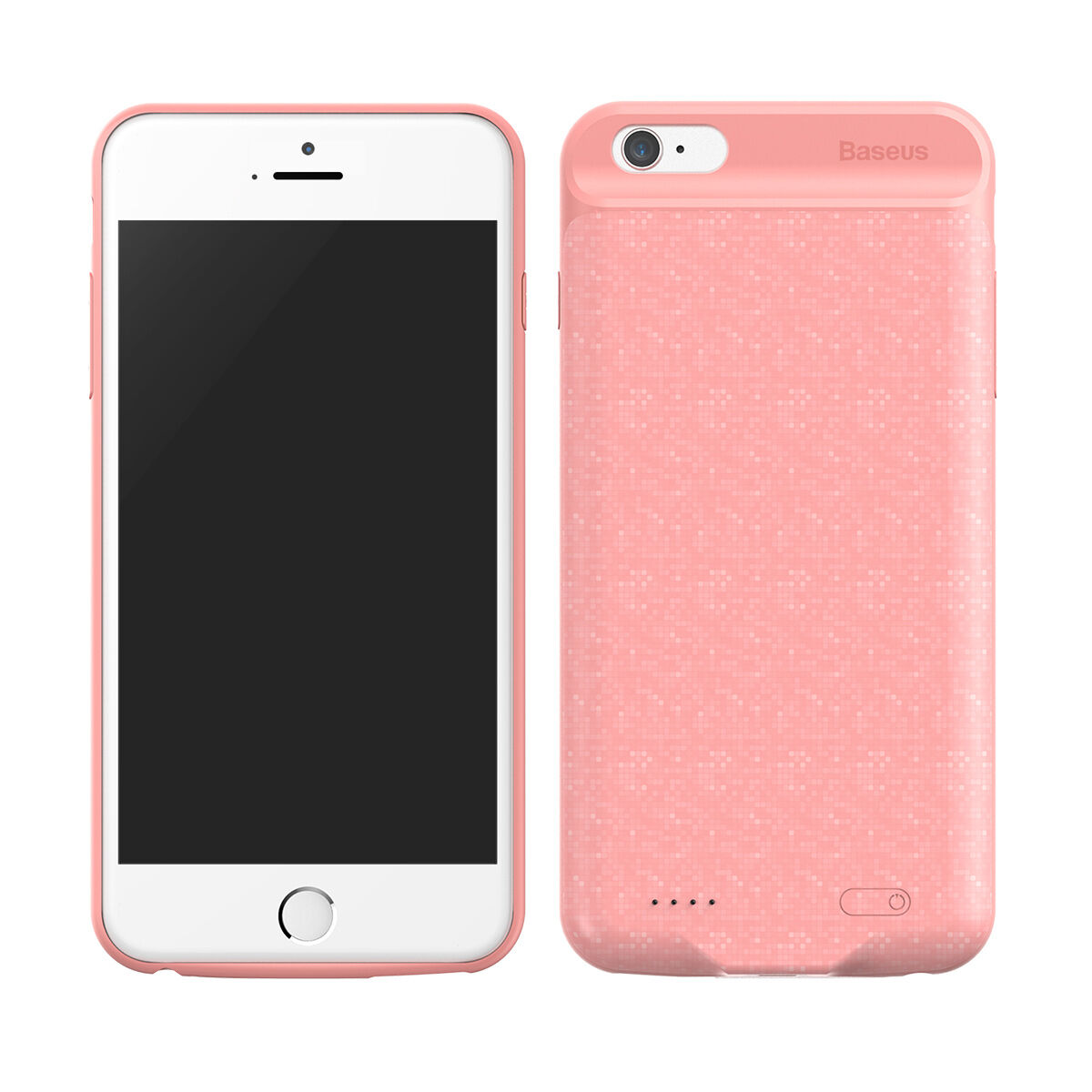 BASEUS-batterijdeksel 7300mAh voor 6 Plus / 6S Plus - rood