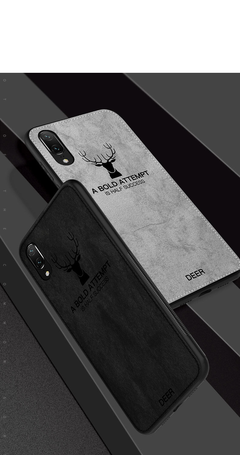Bekleding met textieloppervlak voor iPhone XS/iPhone X X - grijs