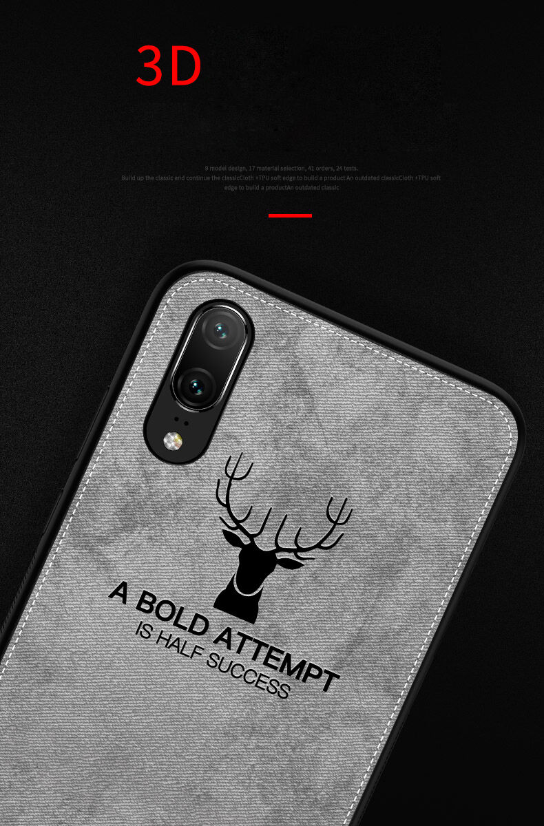 Bekleding met textieloppervlak voor iPhone XS/iPhone X X - grijs