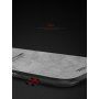 Bekleding met textieloppervlak voor iPhone XS/iPhone X X - grijs