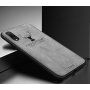 Bekleding met textieloppervlak voor iPhone XS/iPhone X X - grijs