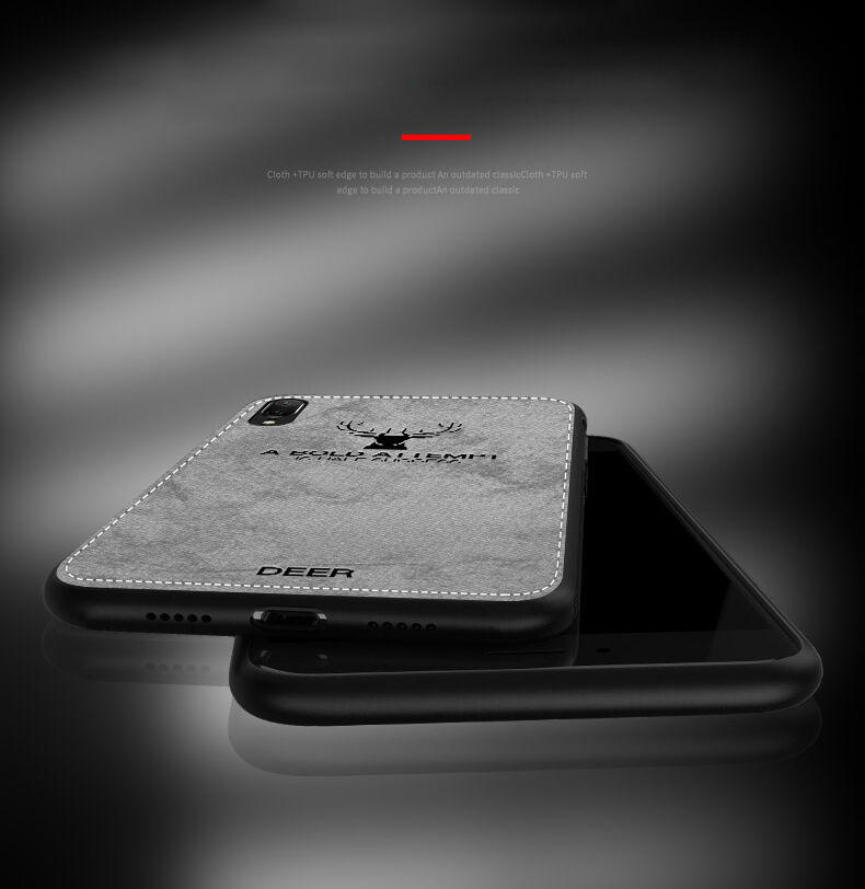 Bekleding met textieloppervlak voor iPhone XS/iPhone X X - zwart