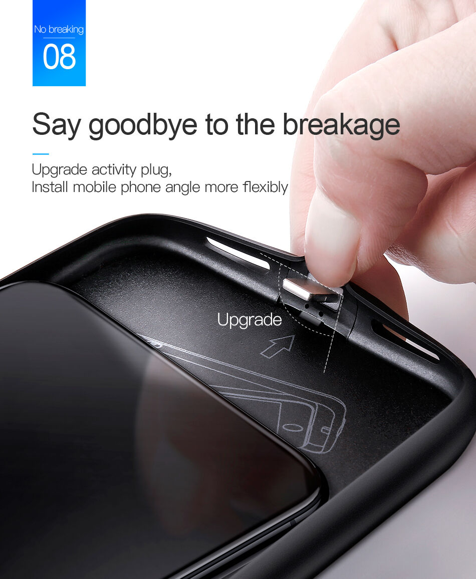 BASEUS-batterijdeksel 3500mAh iPhone X - wit