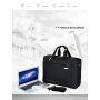 Luxe tas / rugzak voor iPad / MacBook naar 17" - zwart