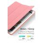 DUX DUCIS Domo etui met ruimte voor Apple Pencil en slaapfunctie voor iPad 9,7" (2017/2018) - grijs