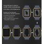 IMAK Pro + gehard glas 2.5D voor Apple horloge - zwart