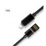 X-LEVEL Elegante USB / Bliksemkabel voor Apple iPhone / iPad / iPad / X-LEVEL Elegante USB / Bliksemkabel voor Apple iPhone / iPad / iPod - 8cm - groen