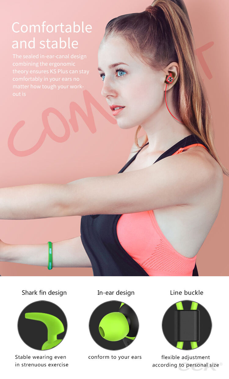 CCK draadloze Bluetooth-hoofdtelefoon voor Apple iPhone - blah