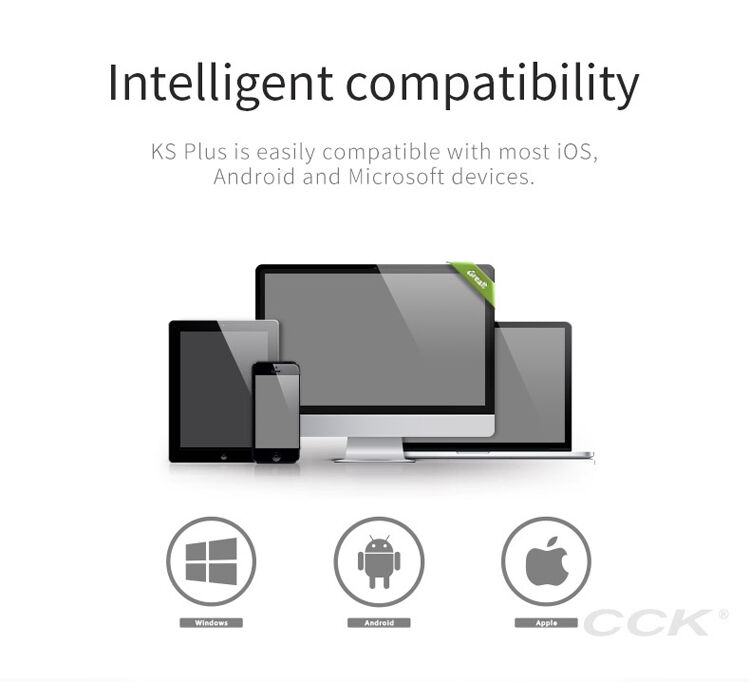 CCK draadloze Bluetooth-hoofdtelefoon voor Apple iPhone - blah