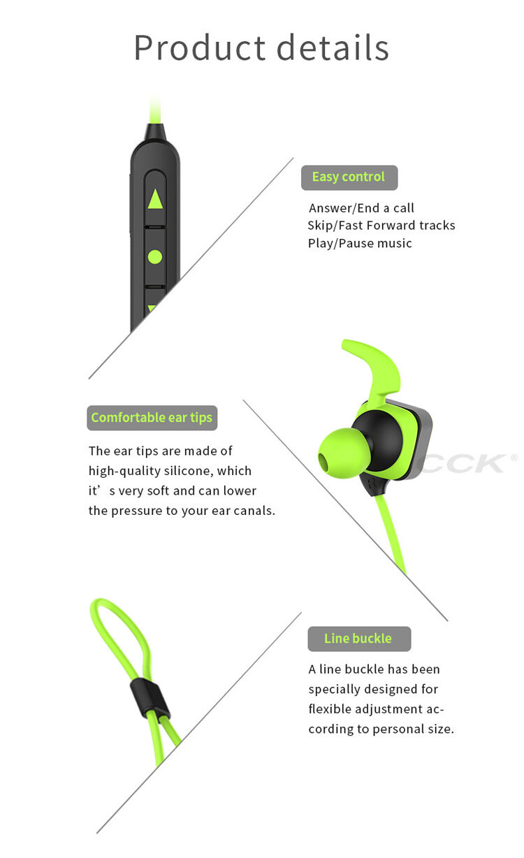 CCK draadloze Bluetooth-hoofdtelefoon voor Apple iPhone - blah