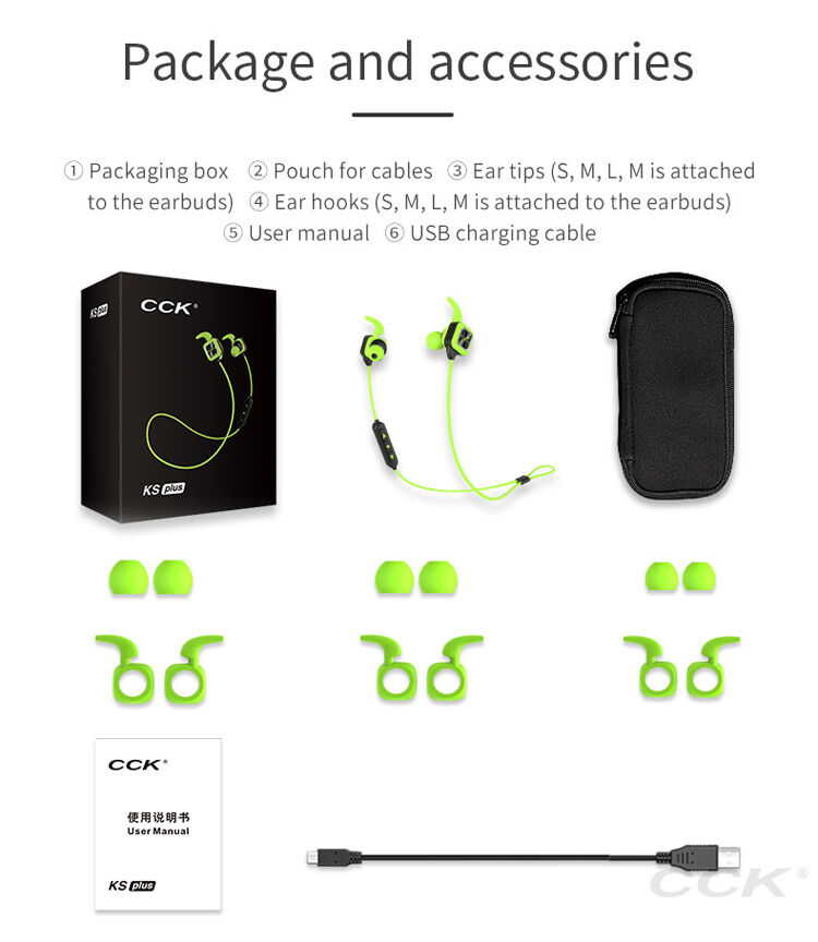 CCK draadloze Bluetooth-hoofdtelefoon voor Apple iPhone - blah