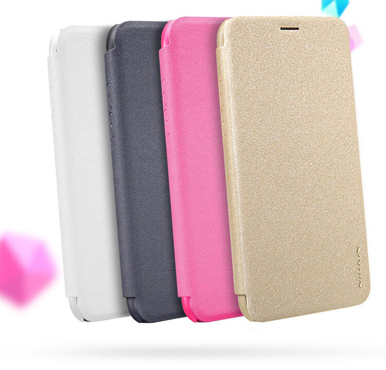 NILLKIN beschermende flip case voor Apple iPhone XS - zwart