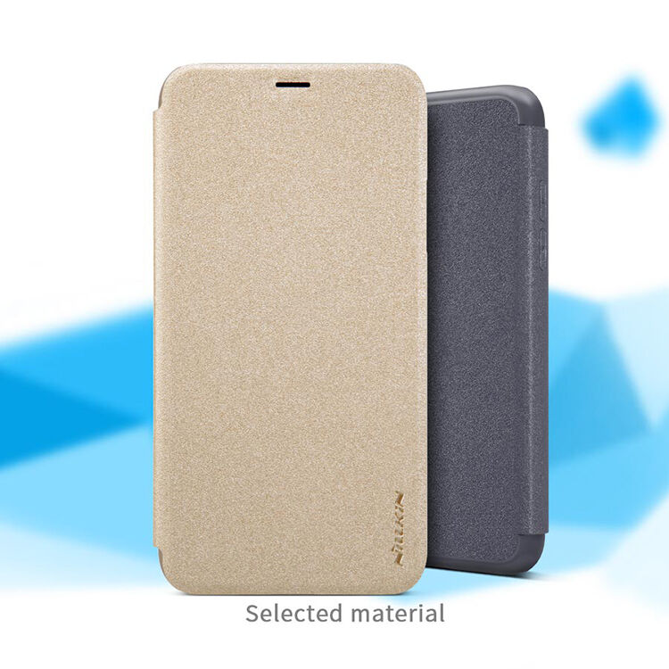 NILLKIN beschermende flip case voor Apple iPhone XS - zwart