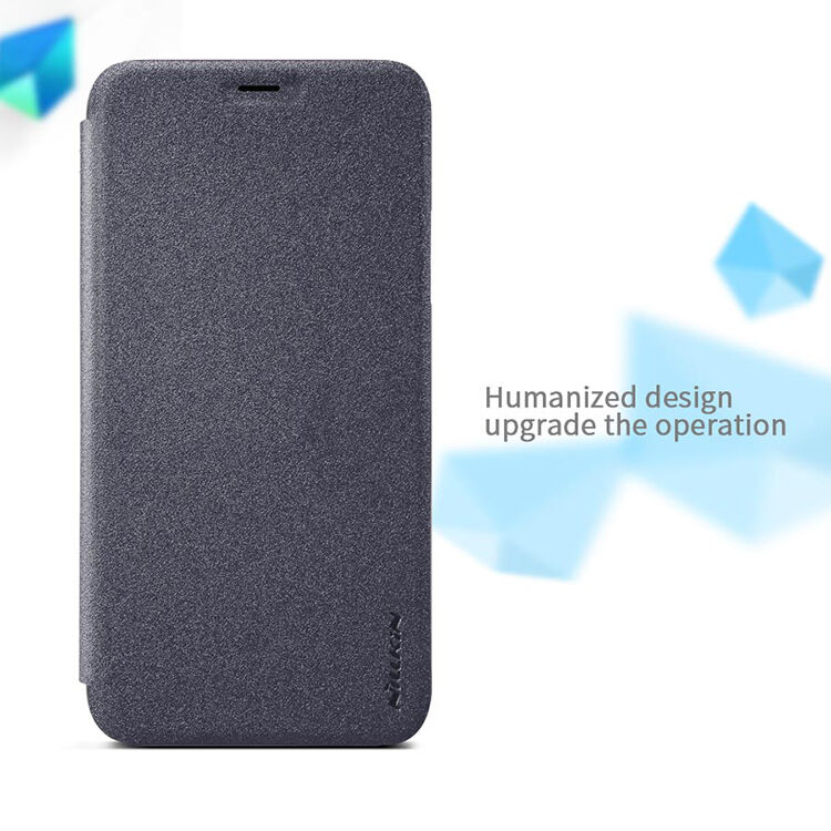 NILLKIN beschermende flip case voor Apple iPhone XS - zwart