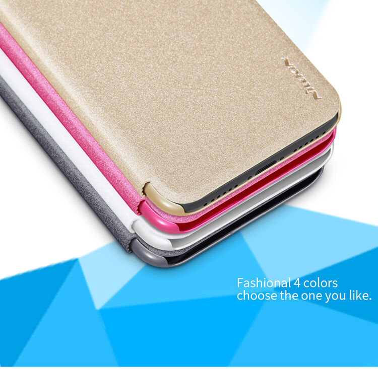 NILLKIN beschermende flip case voor Apple iPhone XS - zwart