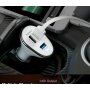 REMAX Autolader met drie poorten voor Apple iPhone / iPad / iPad / REMAX autolader met drie poorten voor Apple iPhone / iPad / iPod - zwart