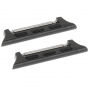 Reserve metalen gesp met as voor riem voor Apple Watch 42mm / 41mm / 40mm / 38mm - 2 stuks - zwart