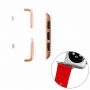 Reserve metalen gesp voor riem voor Apple Watch 42mm / 41mm / 40mm / 38mm - 2 stuks - roze-goud