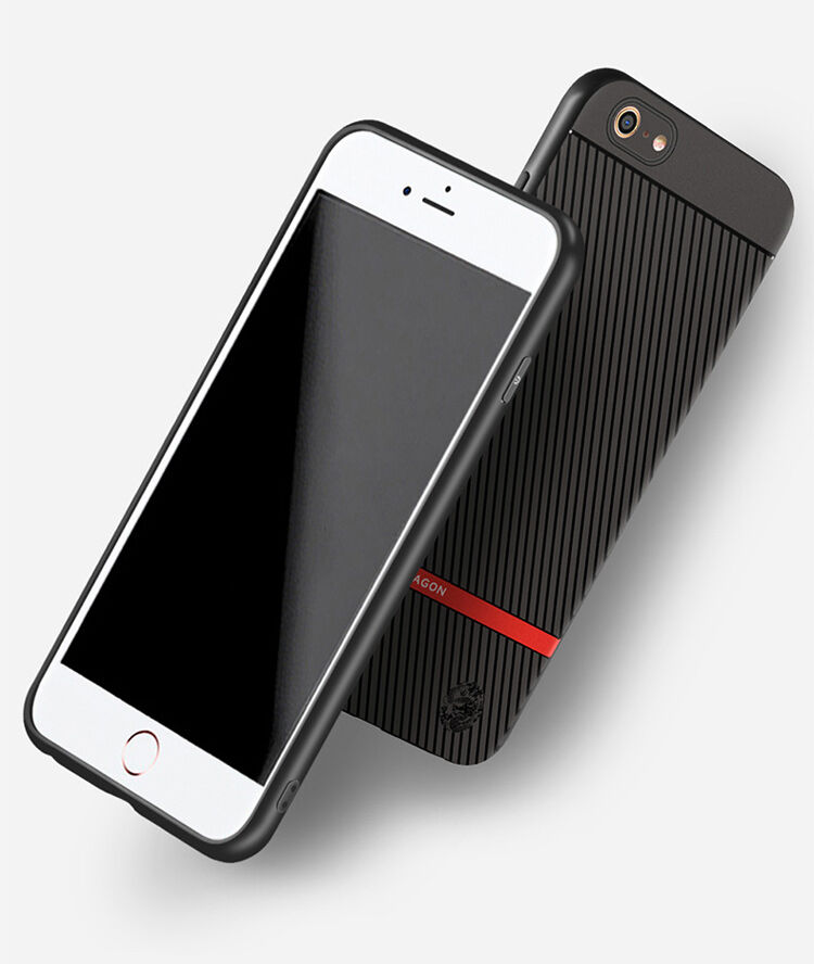 WAKING DRAGON elegante hoes van zacht plastic voor Apple iPhone 6 / 6S - rood