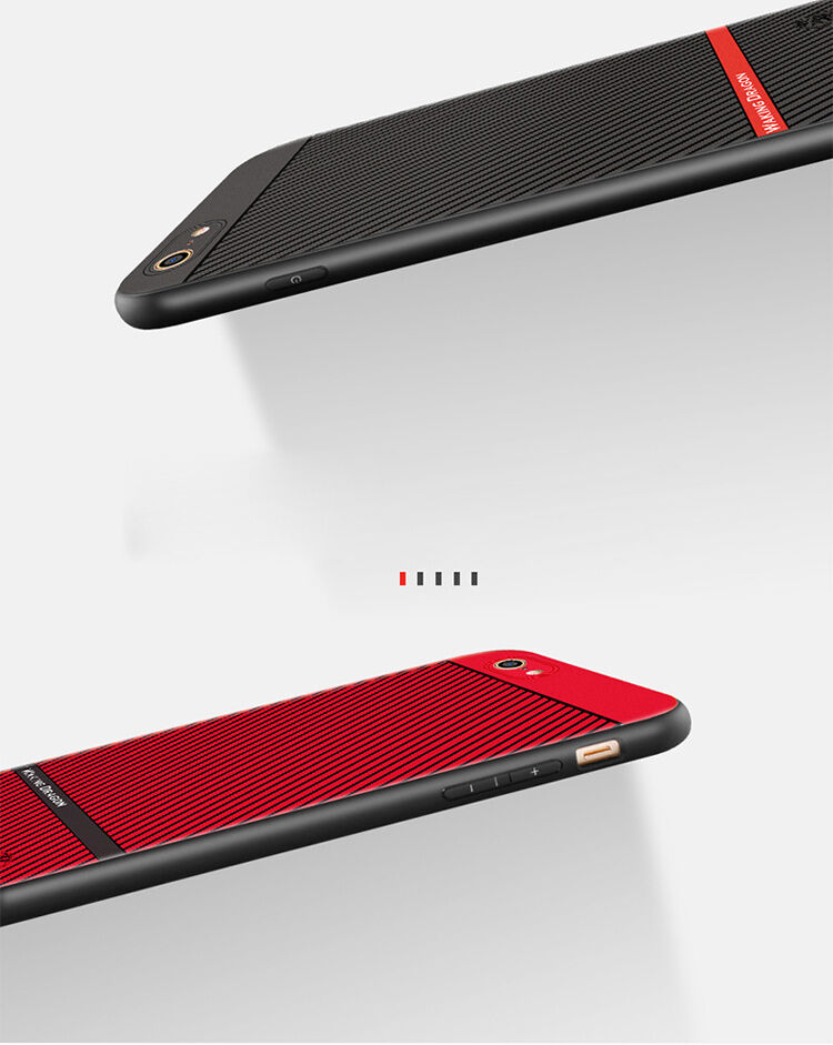 WAKING DRAGON elegante hoes van zacht plastic voor Apple iPhone 6 / 6S - rood