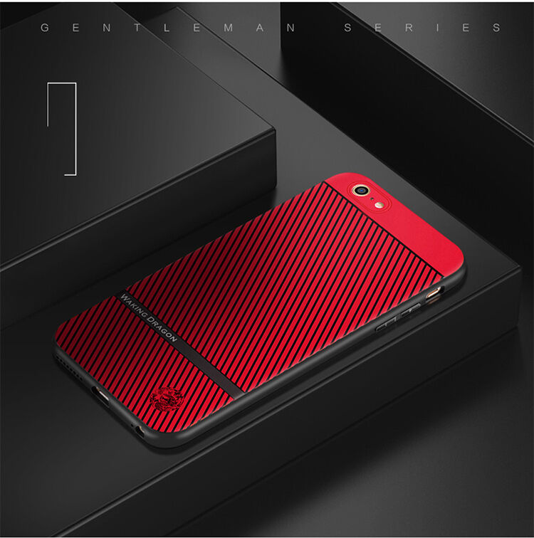 WAKING DRAGON elegante hoes van zacht plastic voor Apple iPhone 6 / 6S - rood