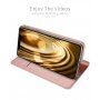DUX DUCIS-koffer met statief en documentcompartimenten voor Apple iPhone XS - donkerblauw