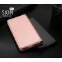 DUX DUCIS-koffer met statief en documentcompartimenten voor Apple iPhone XS - donkerblauw