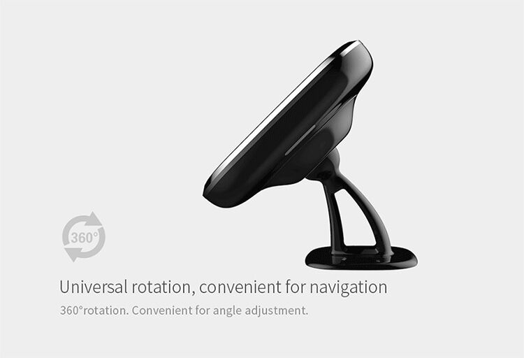 NILLKIN-ontwerp magnetische houder met Qi draadloze oplading voor Apple iPhone - zwart