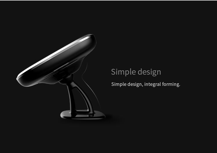 NILLKIN-ontwerp magnetische houder met Qi draadloze oplading voor Apple iPhone - zwart