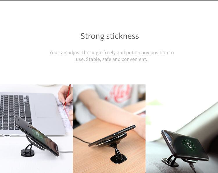 NILLKIN-ontwerp magnetische houder met Qi draadloze oplading voor Apple iPhone - zwart