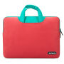 Bafewld Jazz-tas met rits voor Apple MacBook Air Pro 13" - rood