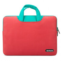 Bafewld Jazz-tas met rits voor Apple MacBook Air Pro 13" - rood