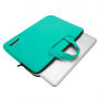 Bafewld Jazz-tas met rits voor Apple MacBook Air Pro 13" - turquoise