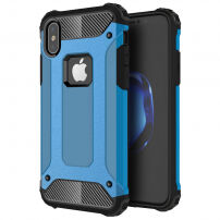 Super bestendige "Armor"-afdekking voor iPhone XS/iPhone X X - blauw