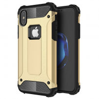 Super bestendige "Armor"-afdekking voor iPhone XS/iPhone X X - goud