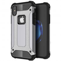 Super bestendige "Armor"-afdekking voor iPhone XS/iPhone X X - grijs