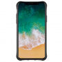 Super bestendige hoes met standaard voor iPhone XS/iPhone X X - zwart