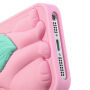 3D-siliconenhoes voor 3D-siliconen iPhone 5 / 5S / SE (2016) - schattige kat - rozig