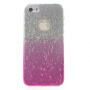 3in1 glitterhoes voor 3in1 glitters voor iPhone 5 / 5S / SE (2016) - rozig