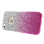 3in1 glitterhoes voor 3in1 glitters voor iPhone 5 / 5S / SE (2016) - rozig