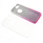 3in1 glitterhoes voor 3in1 glitters voor iPhone 5 / 5S / SE (2016) - rozig
