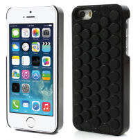 Afdekking met knallende belletjes voor iPhone 5 / 5S / SE (2016) - zwart