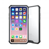 Beschermende plastic hoes voor iPhone XS/iPhone X X - zwart