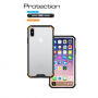 Beschermende plastic hoes voor iPhone XS/iPhone X X - zwart