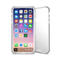 Beschermende plastic hoes voor iPhone XS/iPhone X X - doorzichtig